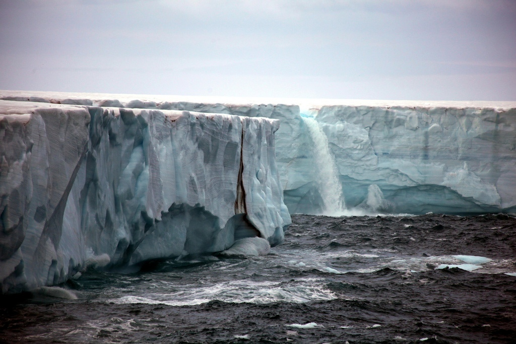 Falls of melting glaciers - , Melting, Nature, Consequences, Longpost, Glacier