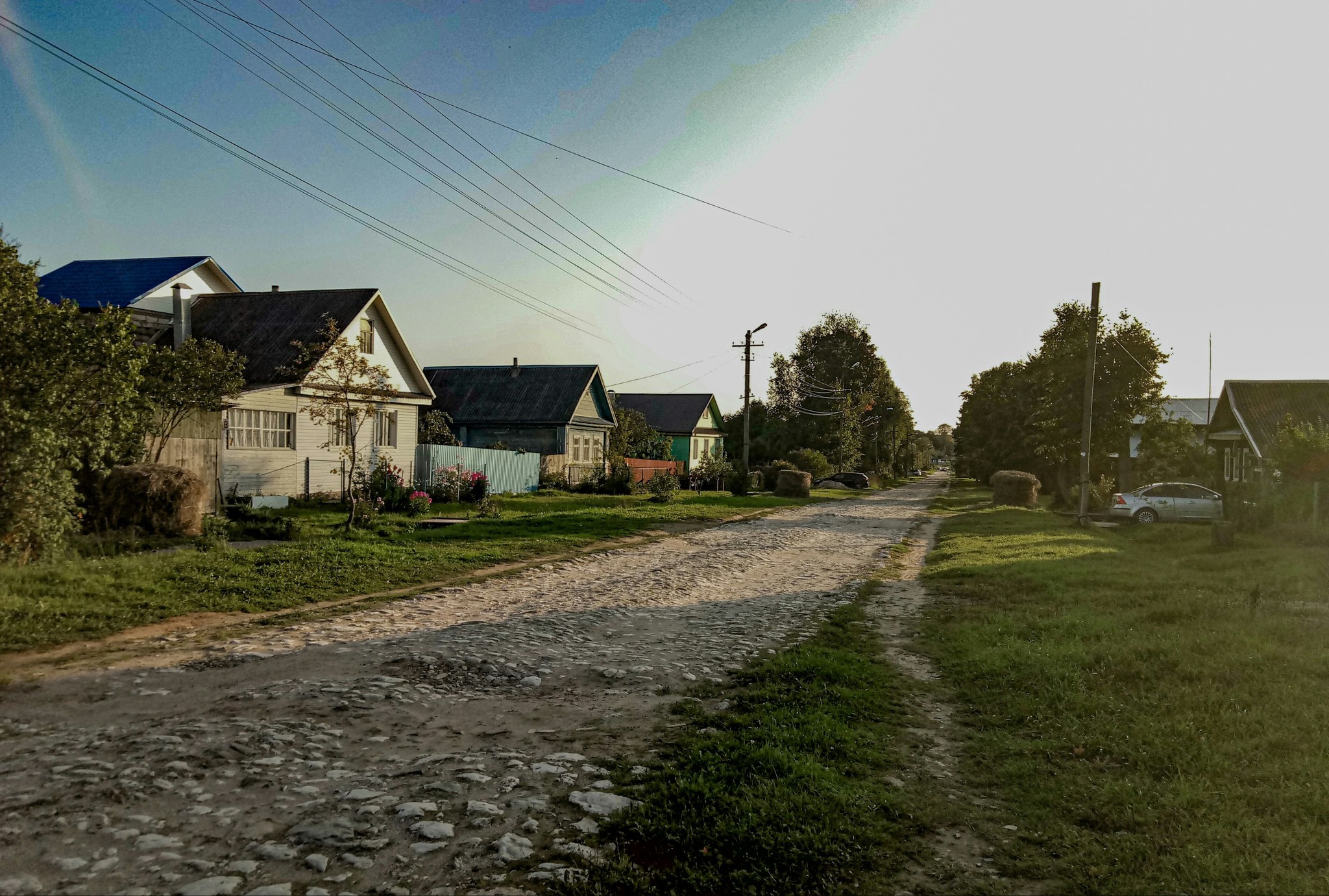 Village - My, The photo, Mobile photography, Beginning photographer, Nature, Atmospheric, Village, beauty