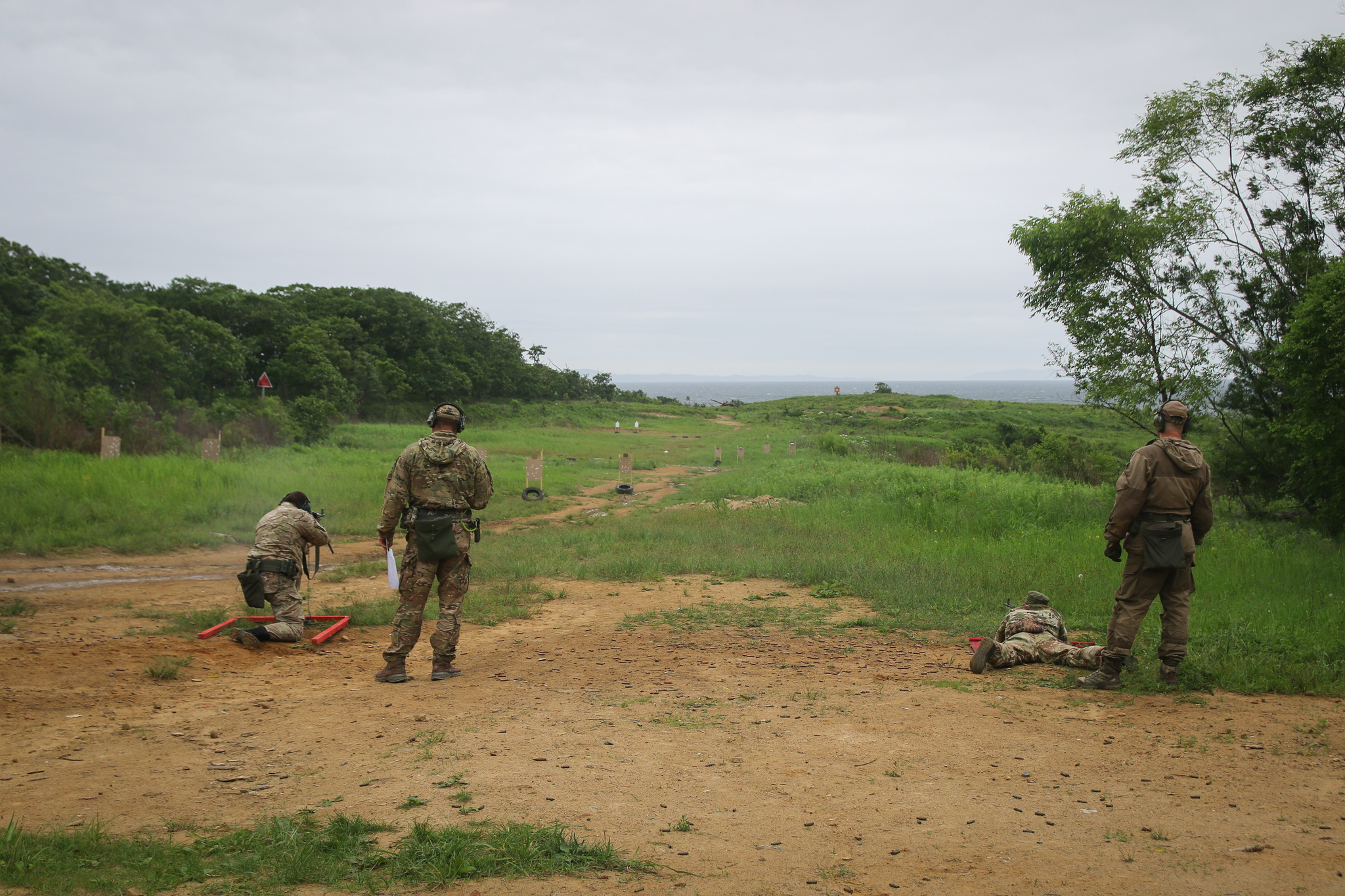 Championship in practical shooting from a machine gun. - My, Shooting, Weapon, Machine gun, Army, Pacific Fleet, Competitions, Practical shooting, Special Forces, Video, Longpost