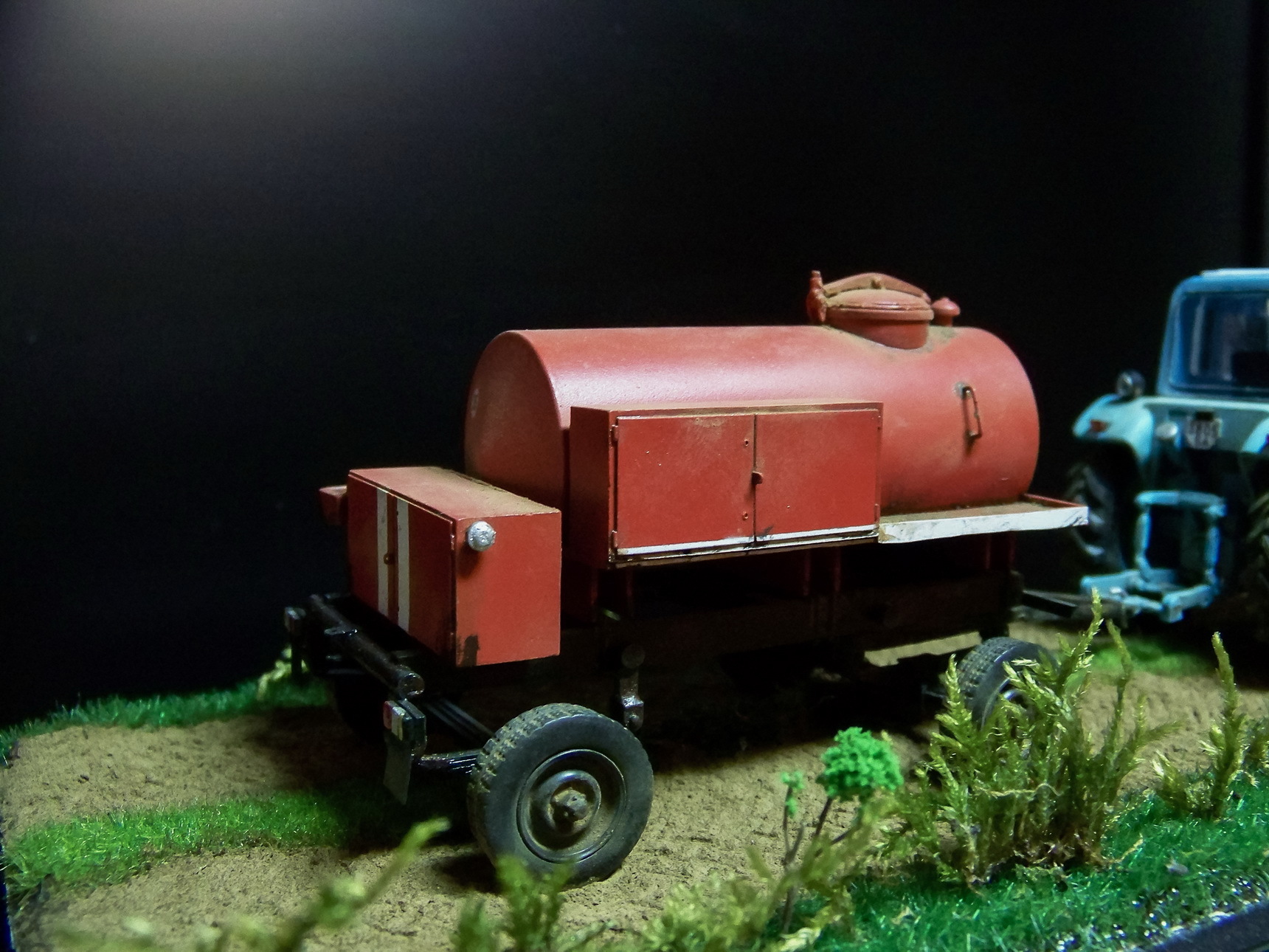 MTZ-80 - My, MTZ, 1:43, Tractor, Diorama, MTZ 80, Longpost