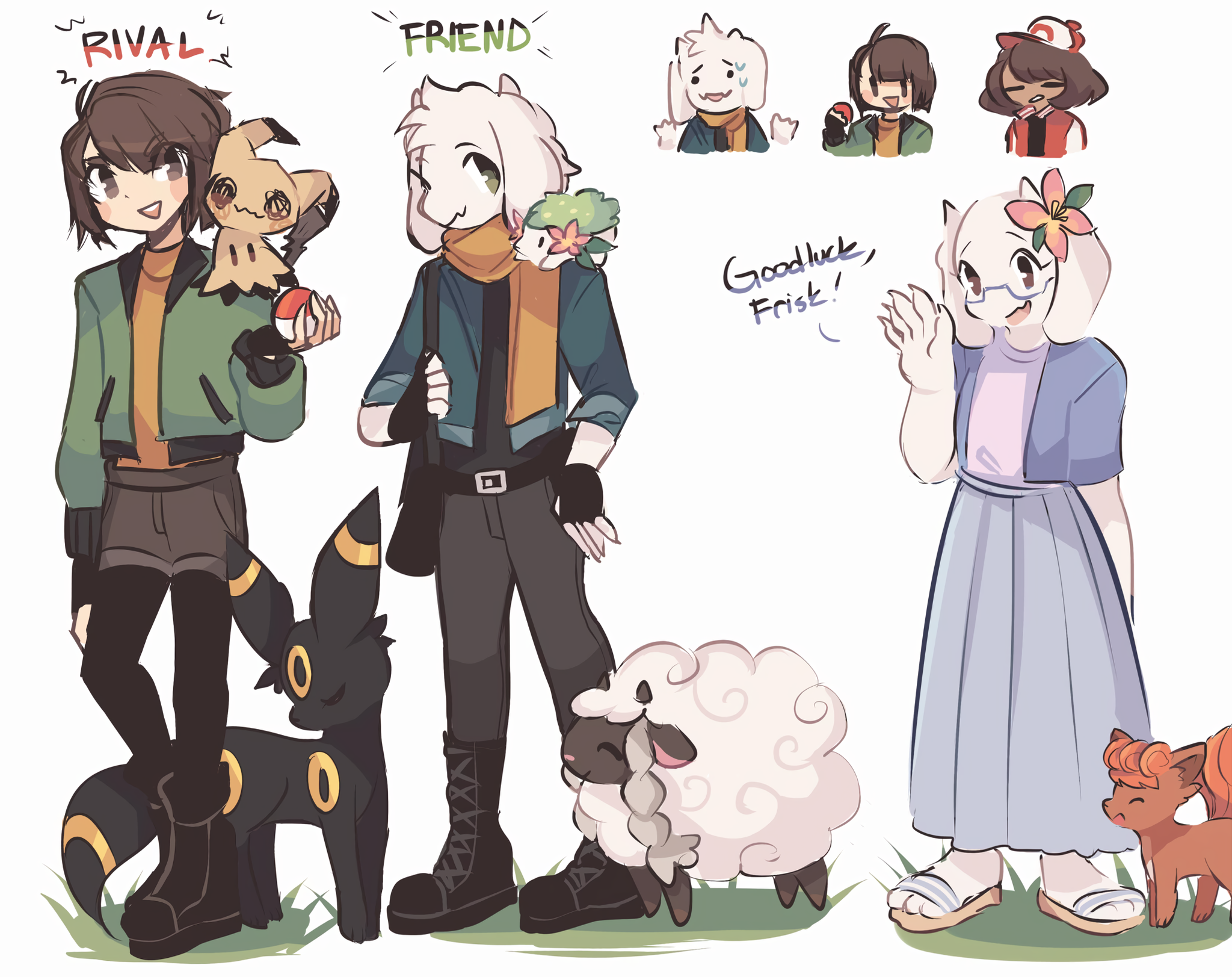 Pokemontale - Undertale, Crossover, Alltogether, Pokemon, Games, Art, Longpost