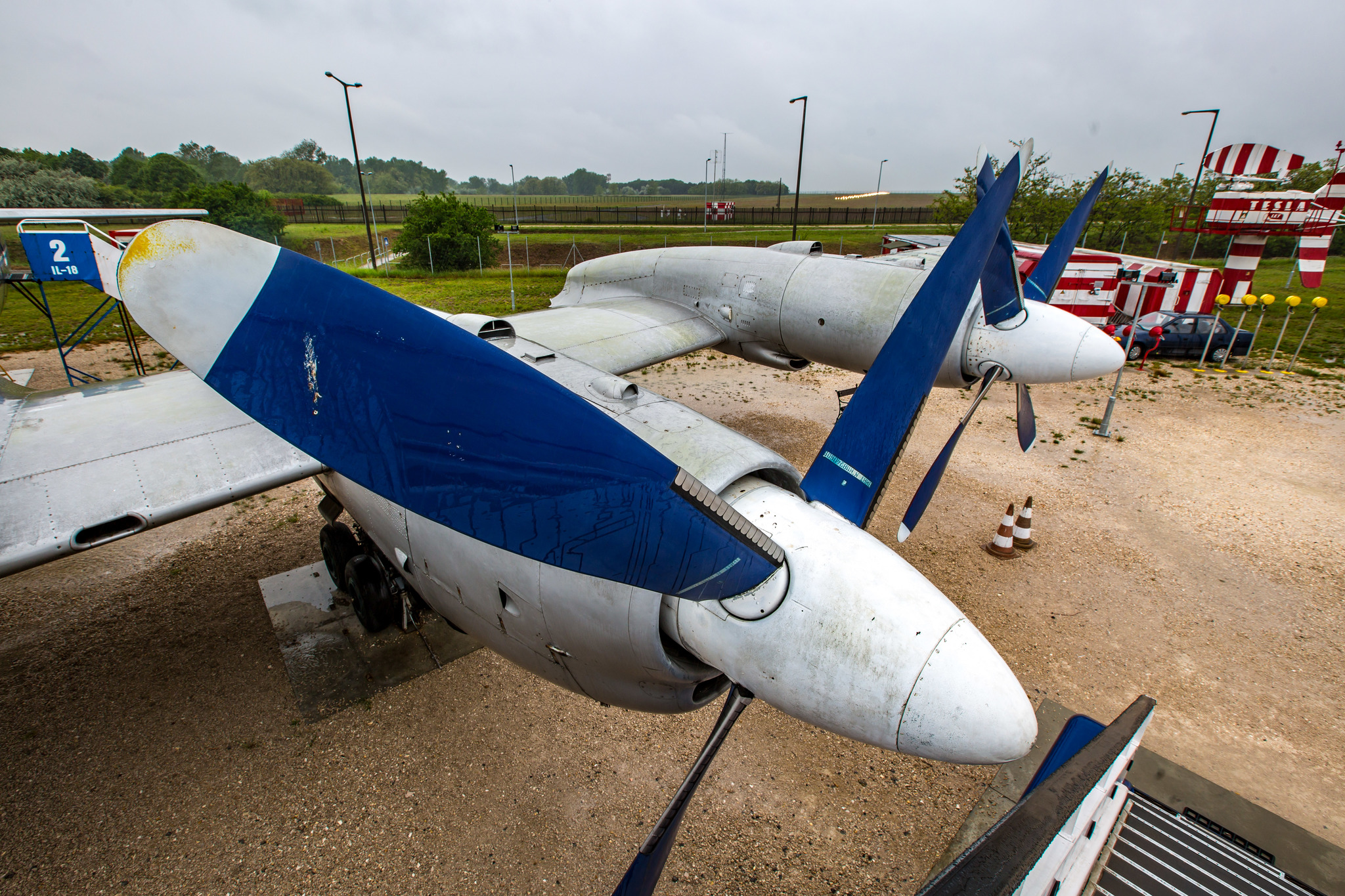 Very reliable aircraft Il-18 - My, IL-18, Airplane, Aviation, Museum, Aviation Museum, Hungary, Budapest, the USSR, Video, Longpost