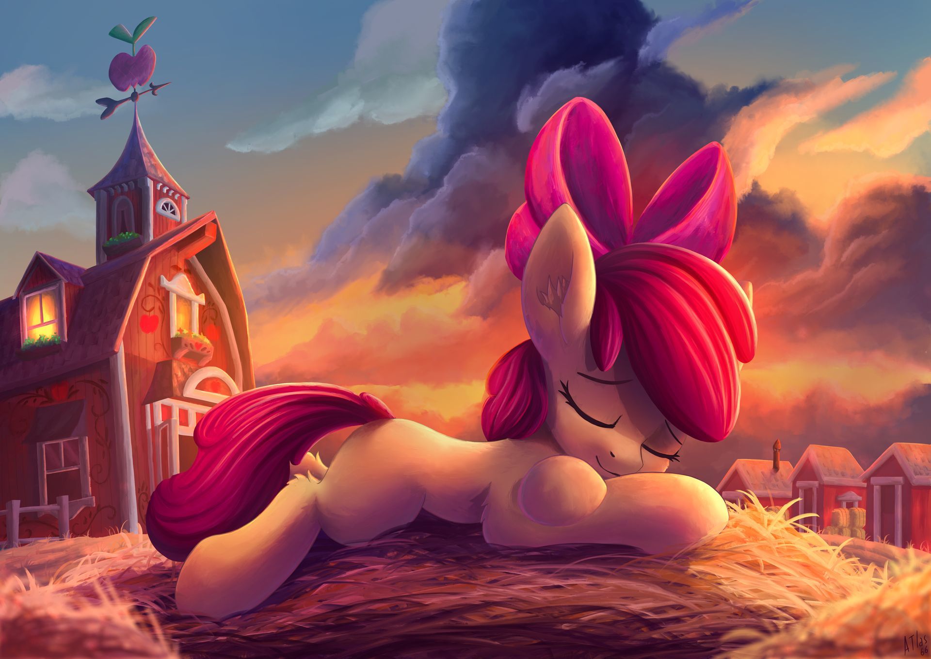 Farm life - My little pony, PonyArt, Applebloom, Atlas-66