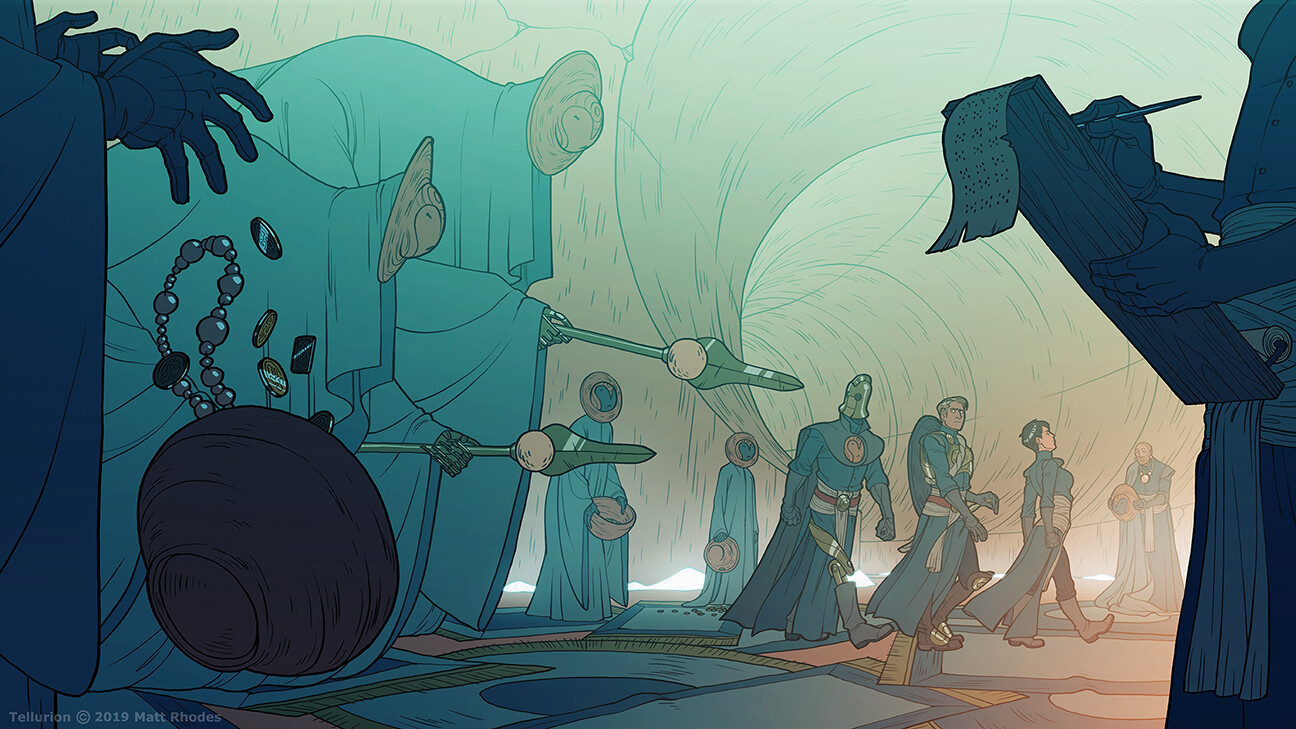 Tellurion [11] - Tellurion, Matt Rhodes, Art, Comics, Art, Fantasy, Adventures, Longpost