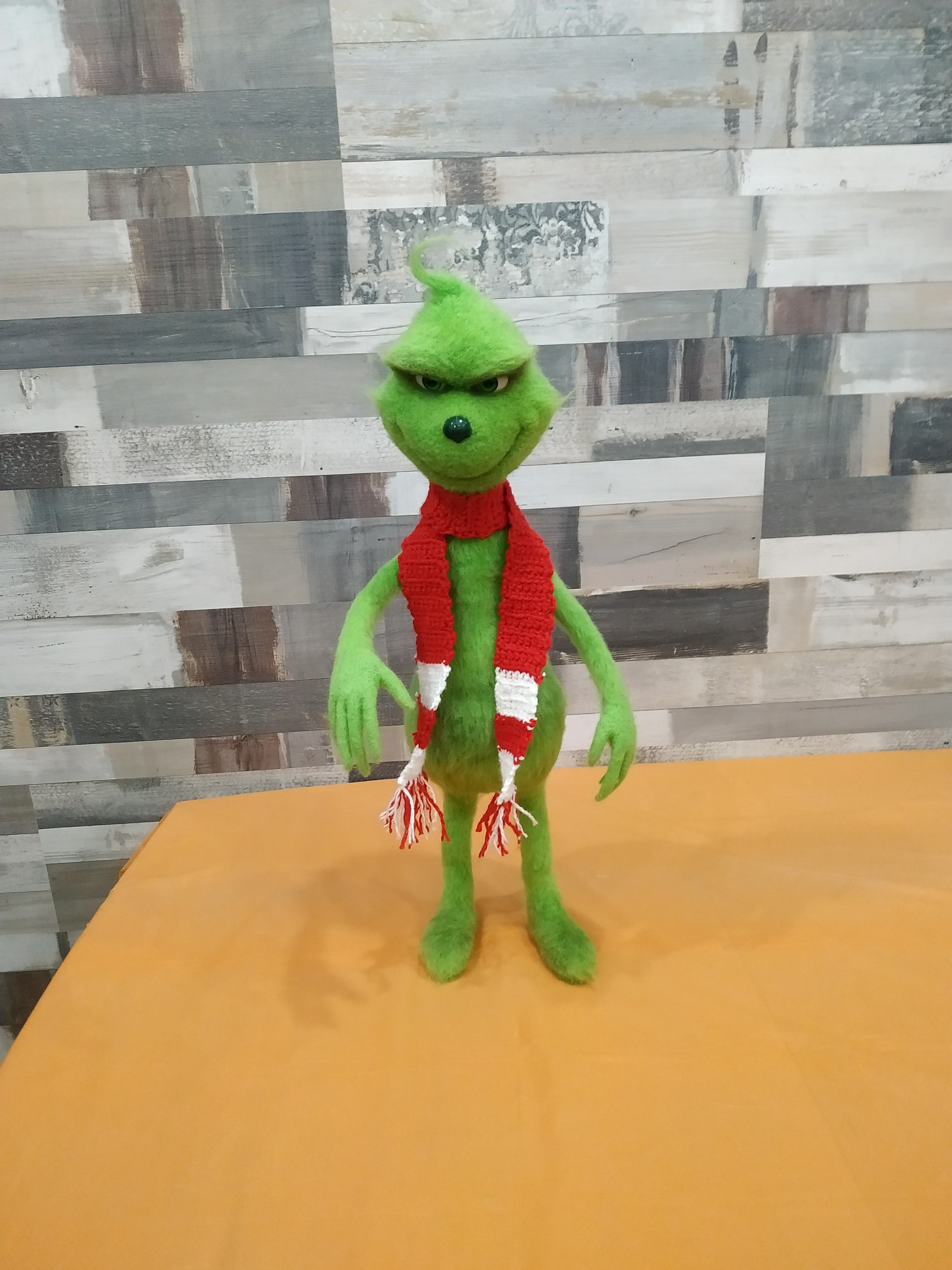 Grinch) - My, Dry felting, Handmade, The Grinch Stole Christmas, Longpost