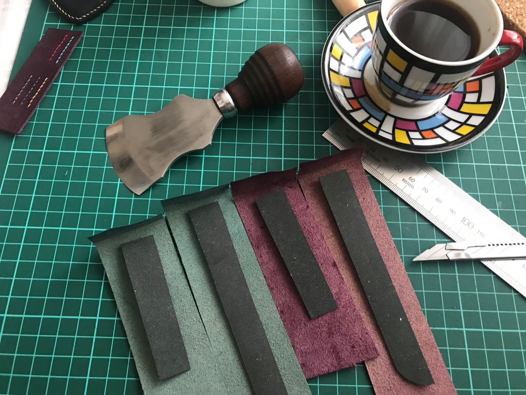 DIY watch strap. - My, Leather, Strap, Handmade, Hobby, Longpost, Craft, Interesting