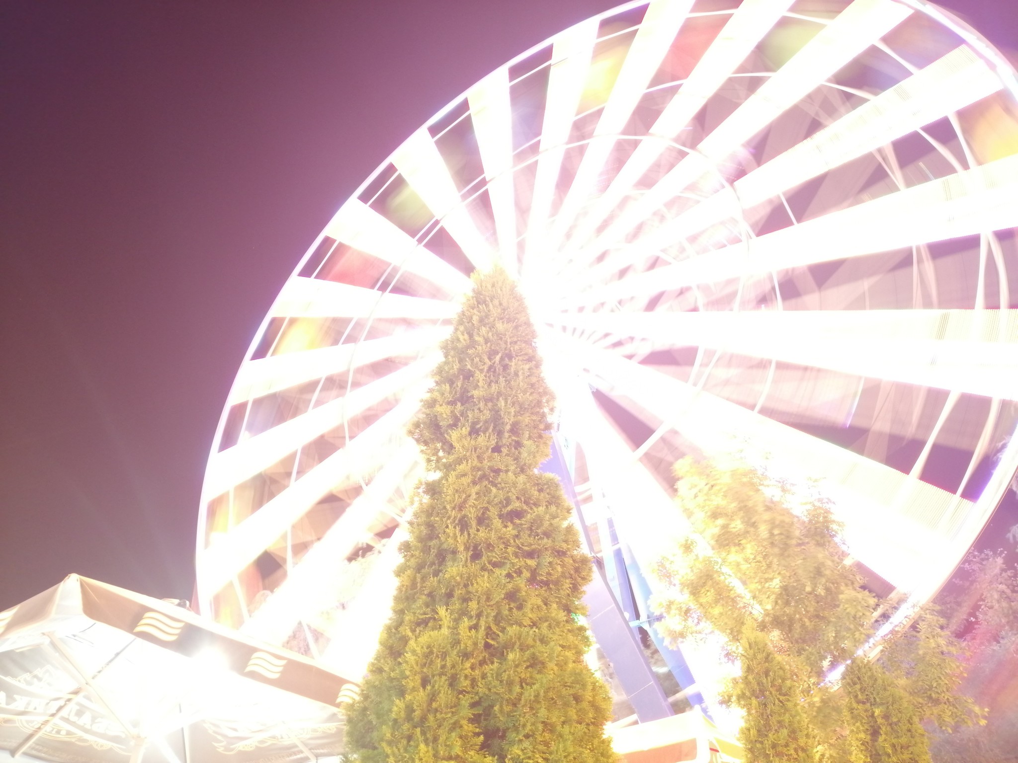 Some vacation pictures - My, The photo, Long exposure, The mountains, Lightning, Planets and stars, Ferris wheel, Longpost, Astronomy