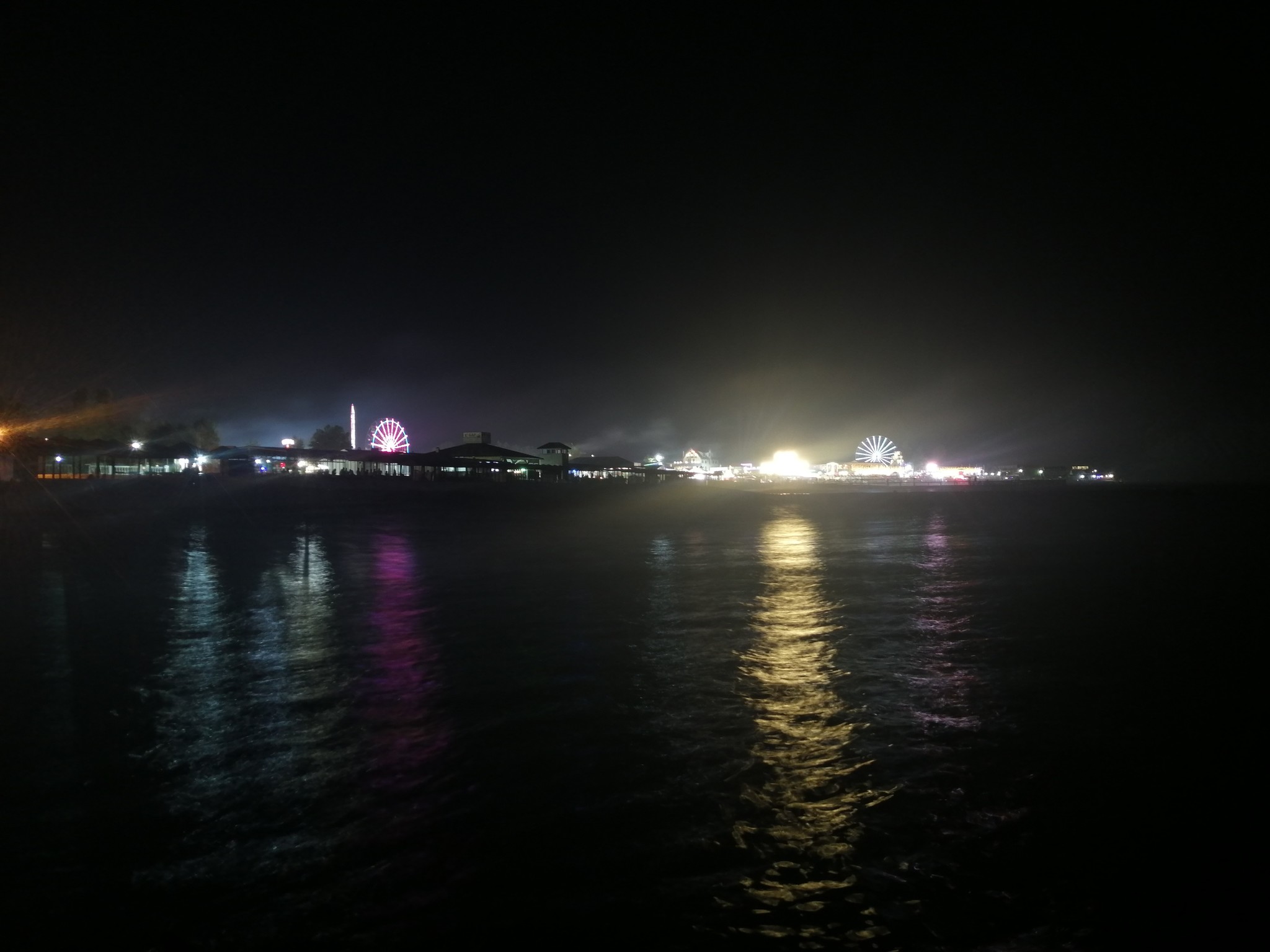 Some vacation pictures - My, The photo, Long exposure, The mountains, Lightning, Planets and stars, Ferris wheel, Longpost, Astronomy