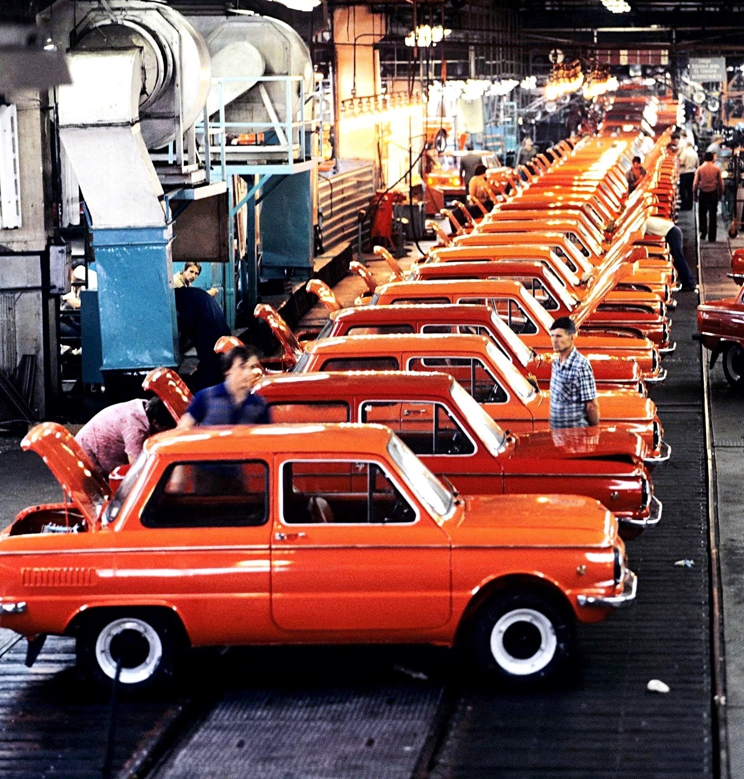 Assembly line Zaporozhtsev - Zaporozhets, Auto, Factory, Story, the USSR