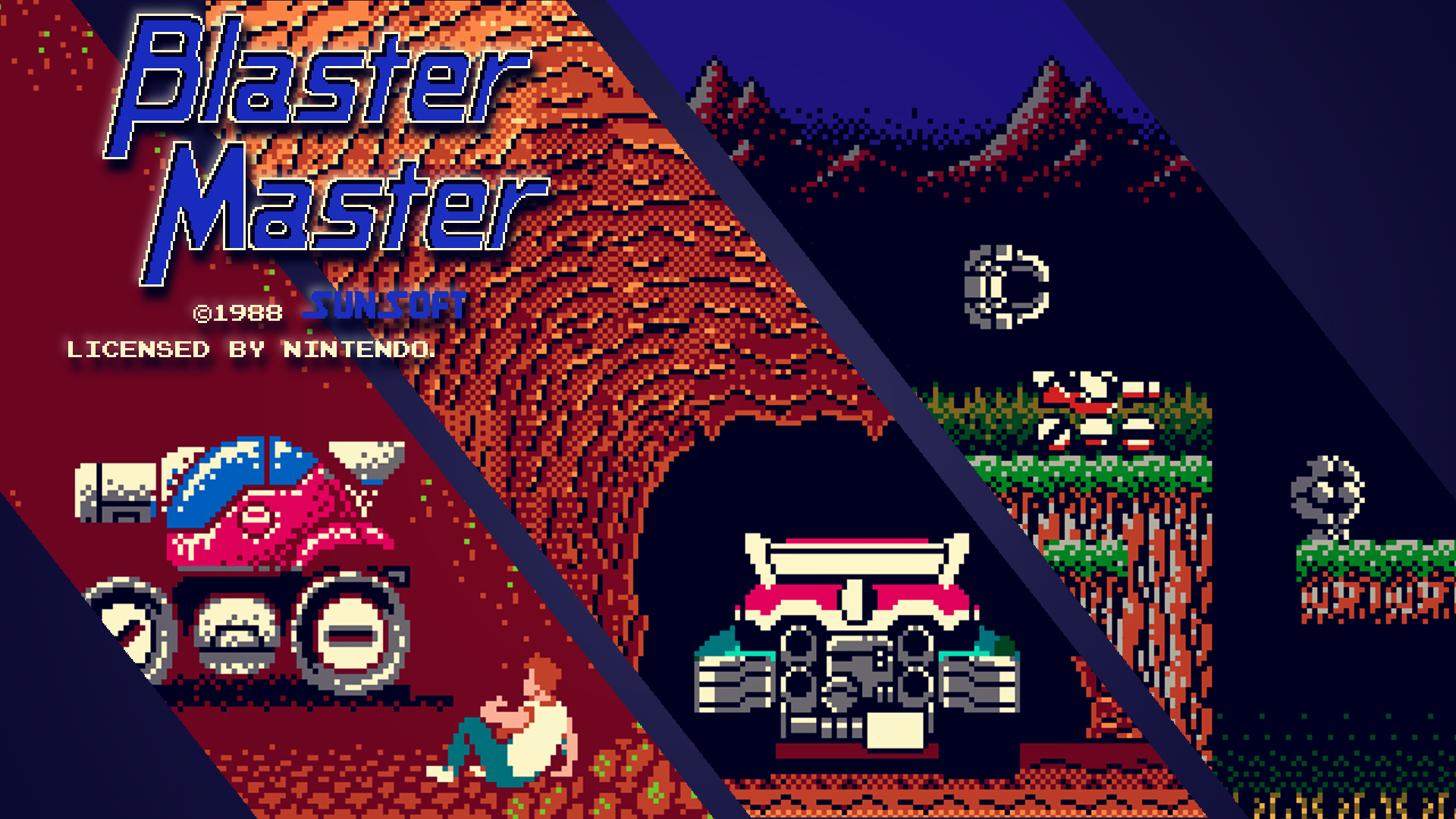 Blaster master карта