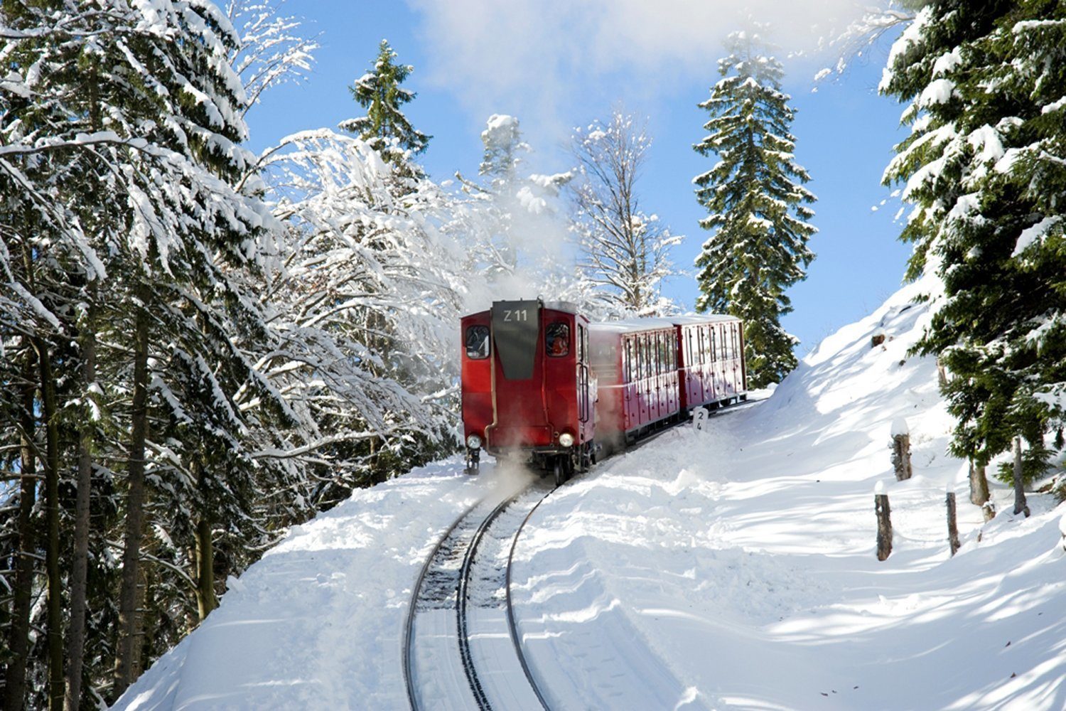 Schafbergbahn: the steepest cog railway in Austria. - Railway, Austria, Longpost, Locomotive, Gear rail, Video