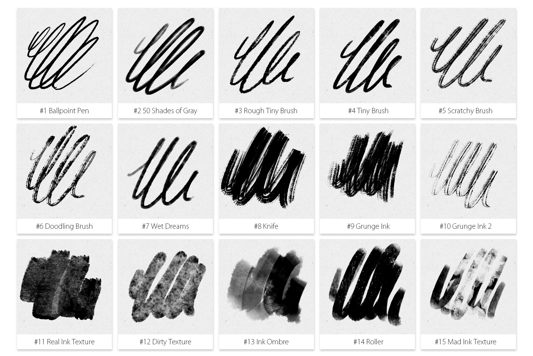 Free Inktober 2019 Photoshop Brushes - My, Brush, Inktober, Photoshop, Free, Mascara, Watercolor, Painting, Longpost