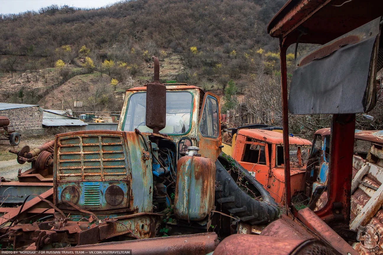 Cemetery of Equipment Just textured rusty equipment in the mountains of Transcaucasia - My, Urbex Armenia, Abandoned, Cemetery of Machinery, Urbanphoto, Longpost