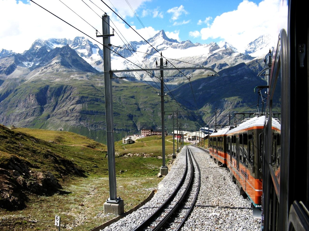 Gornergrat railway. - Railway, Gear rail, Switzerland, Longpost, Video