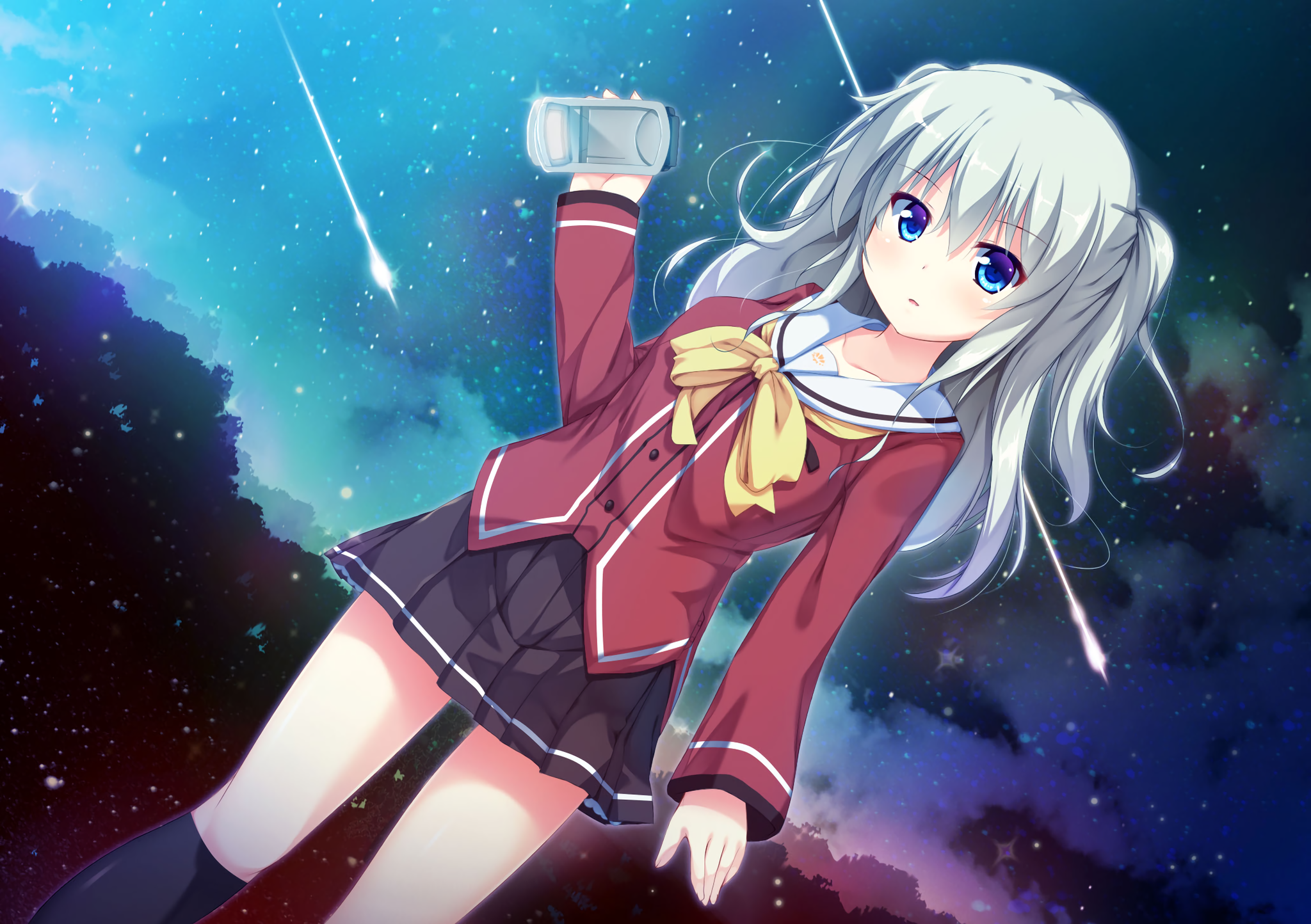 Nao Tomori - Anime, Anime art, Art, Tomori Nao, Charlotte, A selection, Longpost