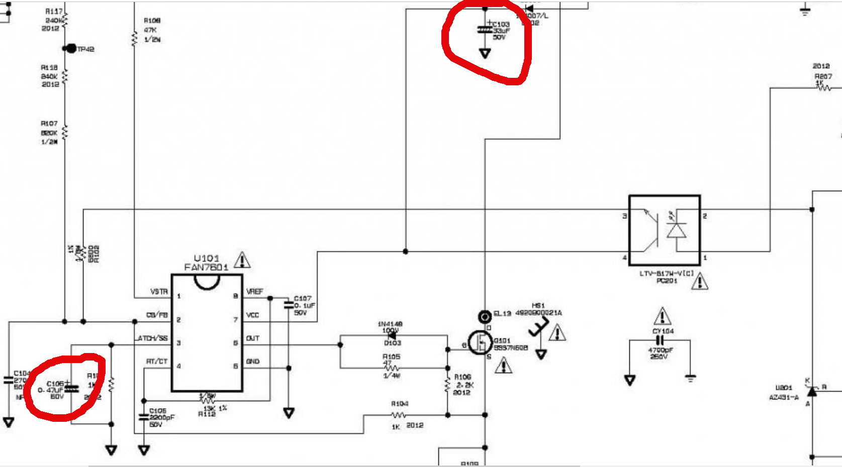 Fan7601 схема включения