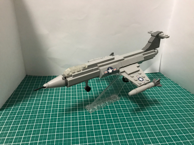 Lockheed F-104 Starfighter - Моё, Авиация, LEGO, Модели, Миниатюра, Длиннопост