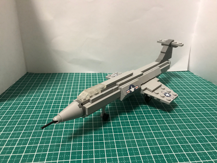 Lockheed F-104 Starfighter - Моё, Авиация, LEGO, Модели, Миниатюра, Длиннопост