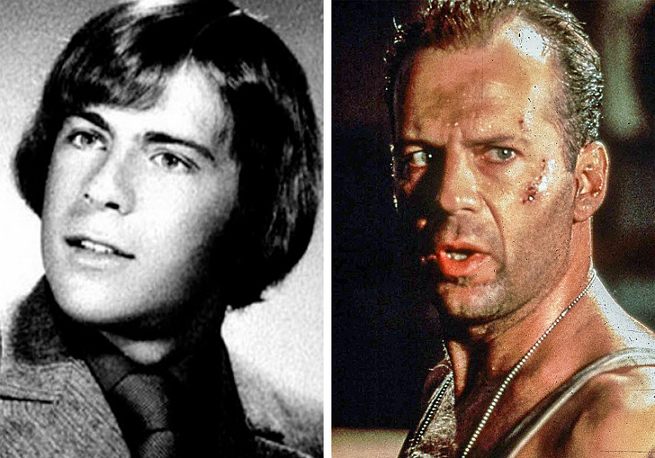 What the brutal men of Hollywood looked like before they became famous - Actors and actresses, The photo, Comparison, Celebrities, Longpost