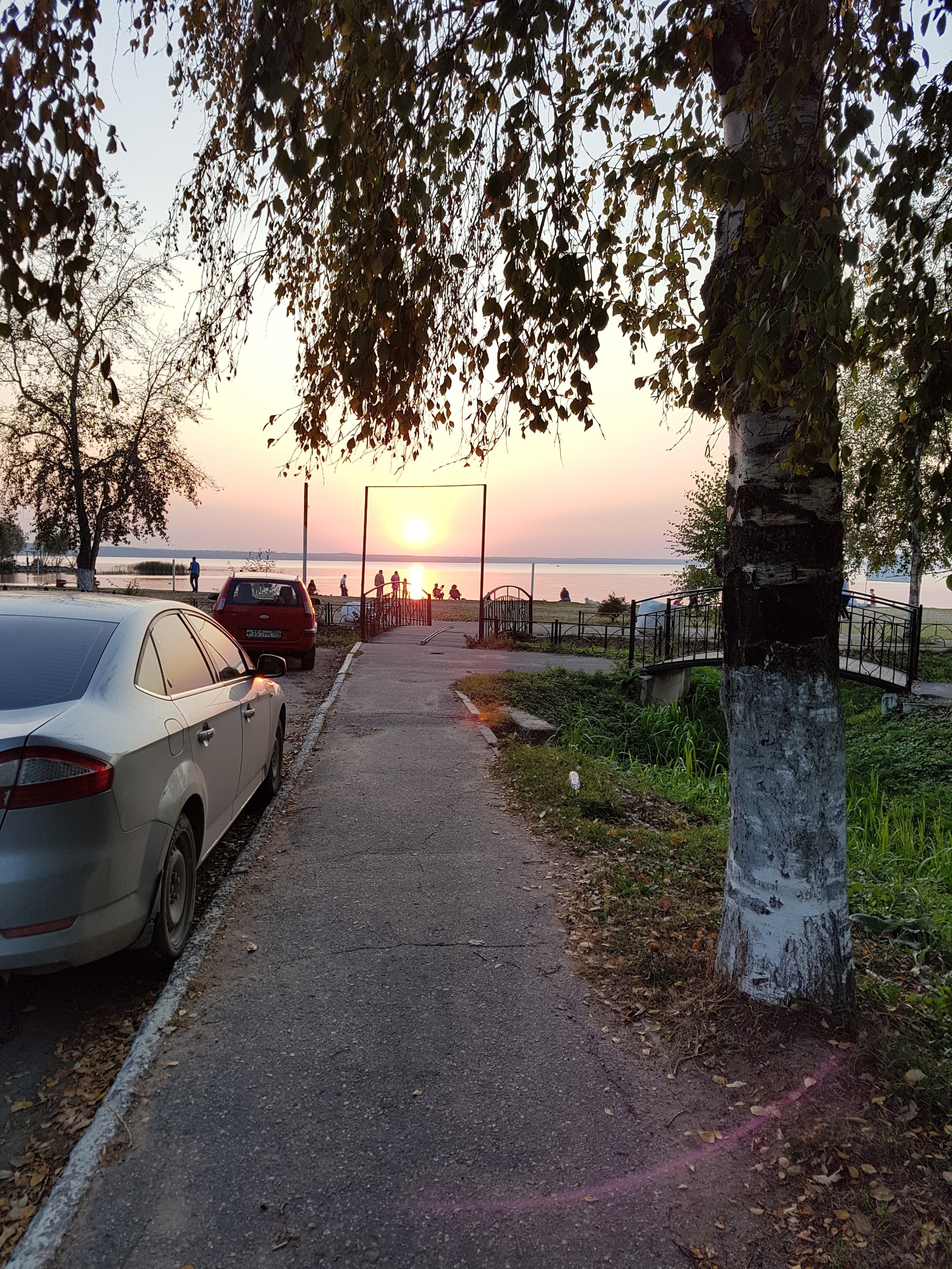 Lake Pleshcheyevo - My, Pleshcheevo Lake, Nature, Sunset, Lake, Sky, The photo, No filters, Longpost