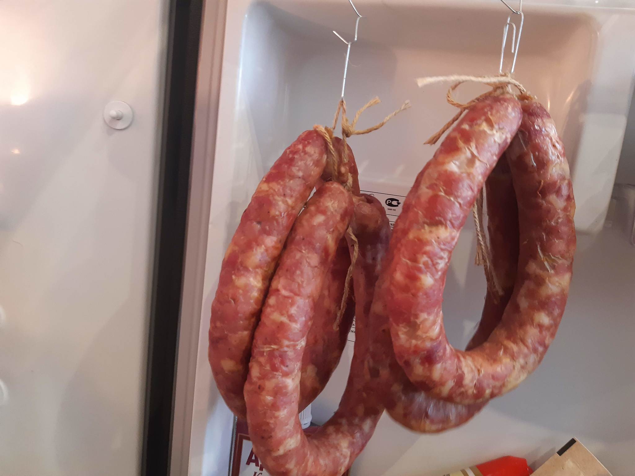 Krakow style 2. Liquid smoke edition. - My, Homemade sausage, Krakow sausage, Longpost