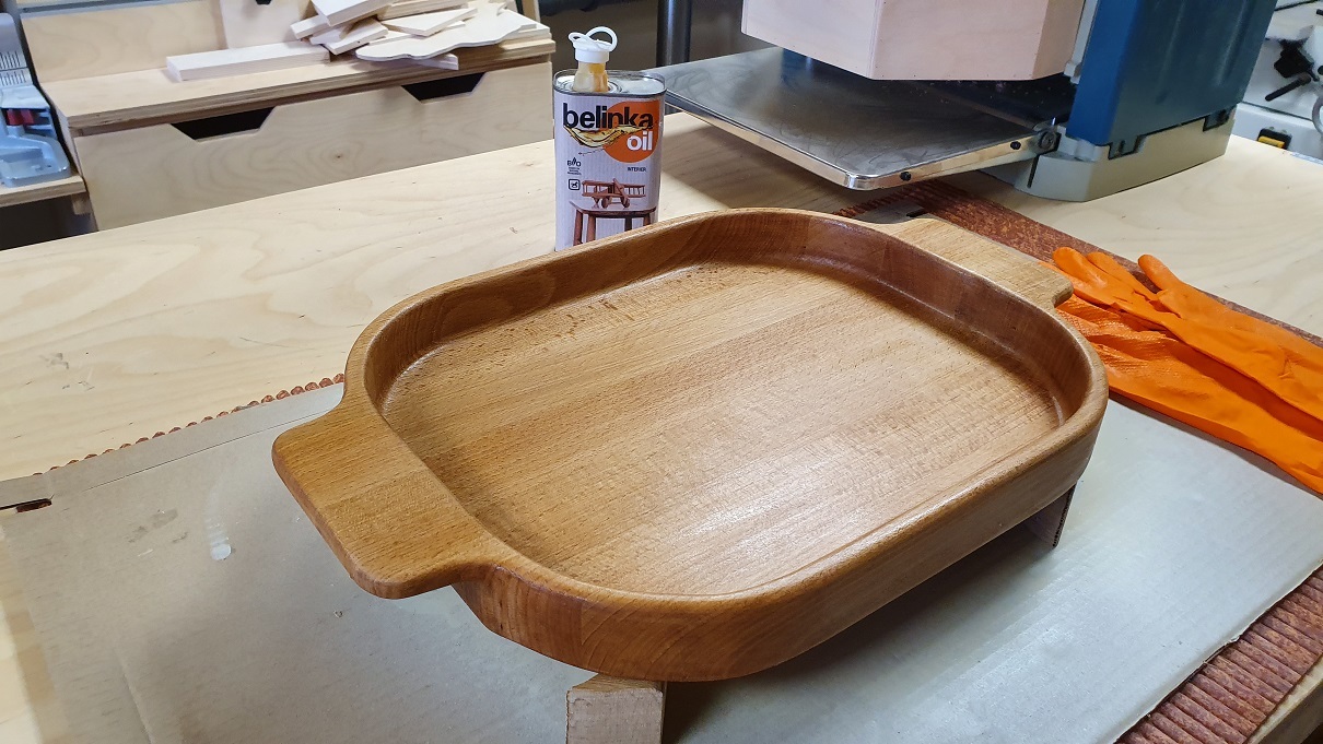 wooden tray - My, Woodworking, Woodworking, Longpost