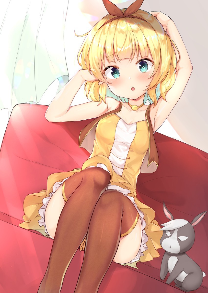 Anime Art - Аниме, Anime Art, Gochuumon wa usagi desu ka?, Kirima Sharo, Wild geese