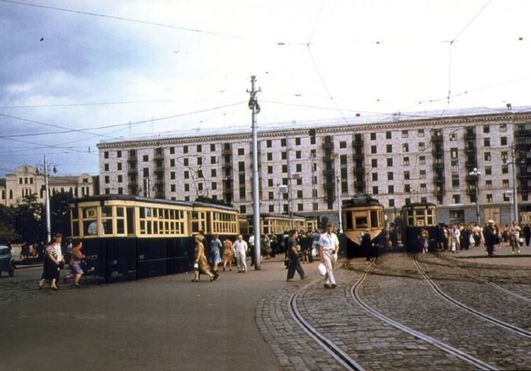 Kharkiv, 1959, photographer Marc De Groot - the USSR, Kharkov, Longpost, Tram, Retro