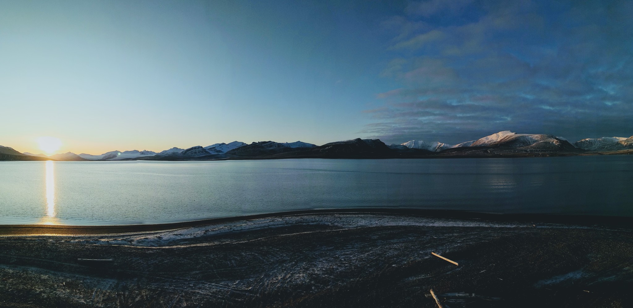 Мыс Финисет - Моё, Шпицберген, Svalbard, Рассвет, Длиннопост