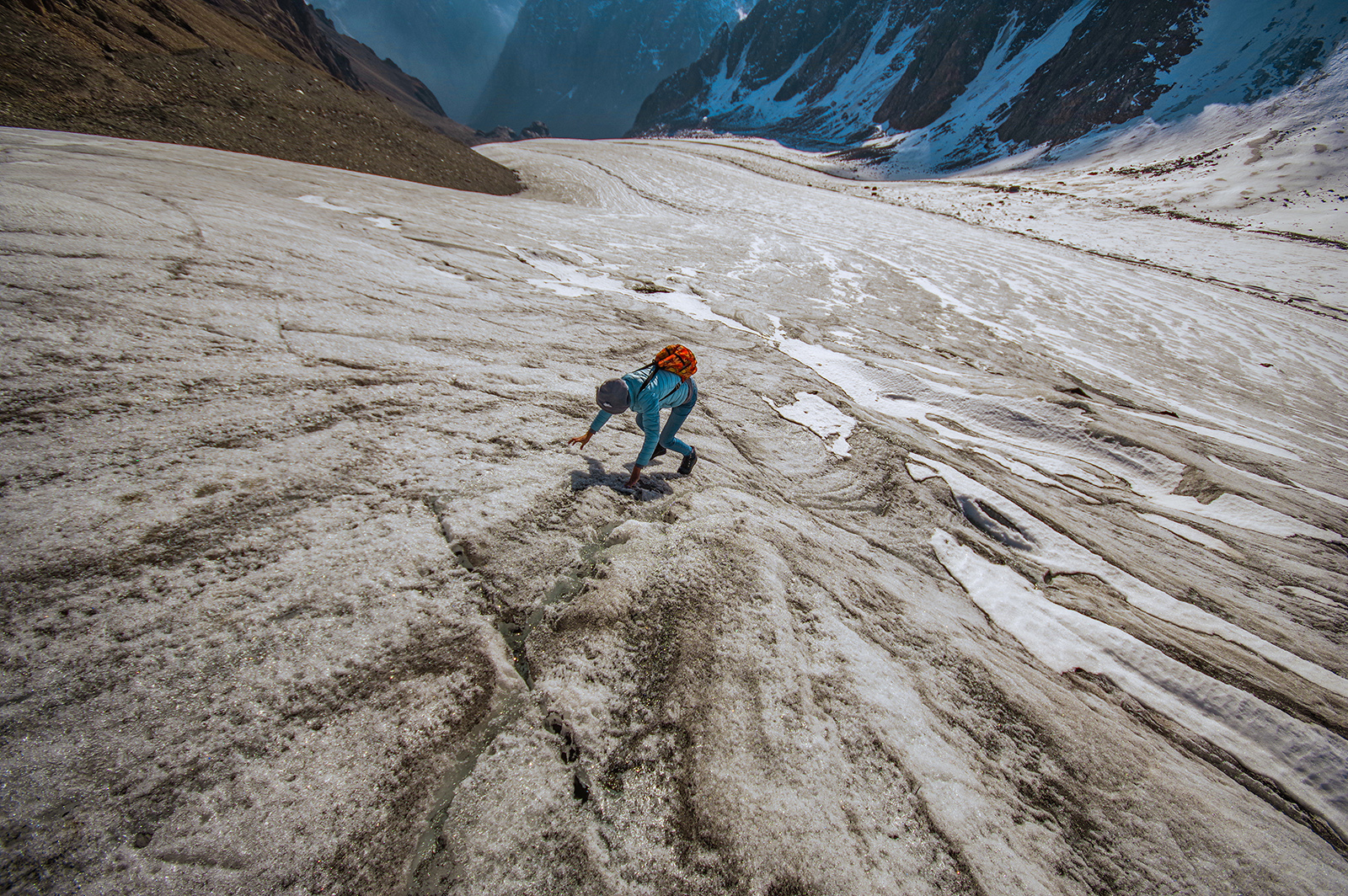 Along the Great Aktru Glacier - The mountains, Mountain Altai, Travels, Holidays in Russia, Tourism, The photo, Michael, Longpost, Altai Republic