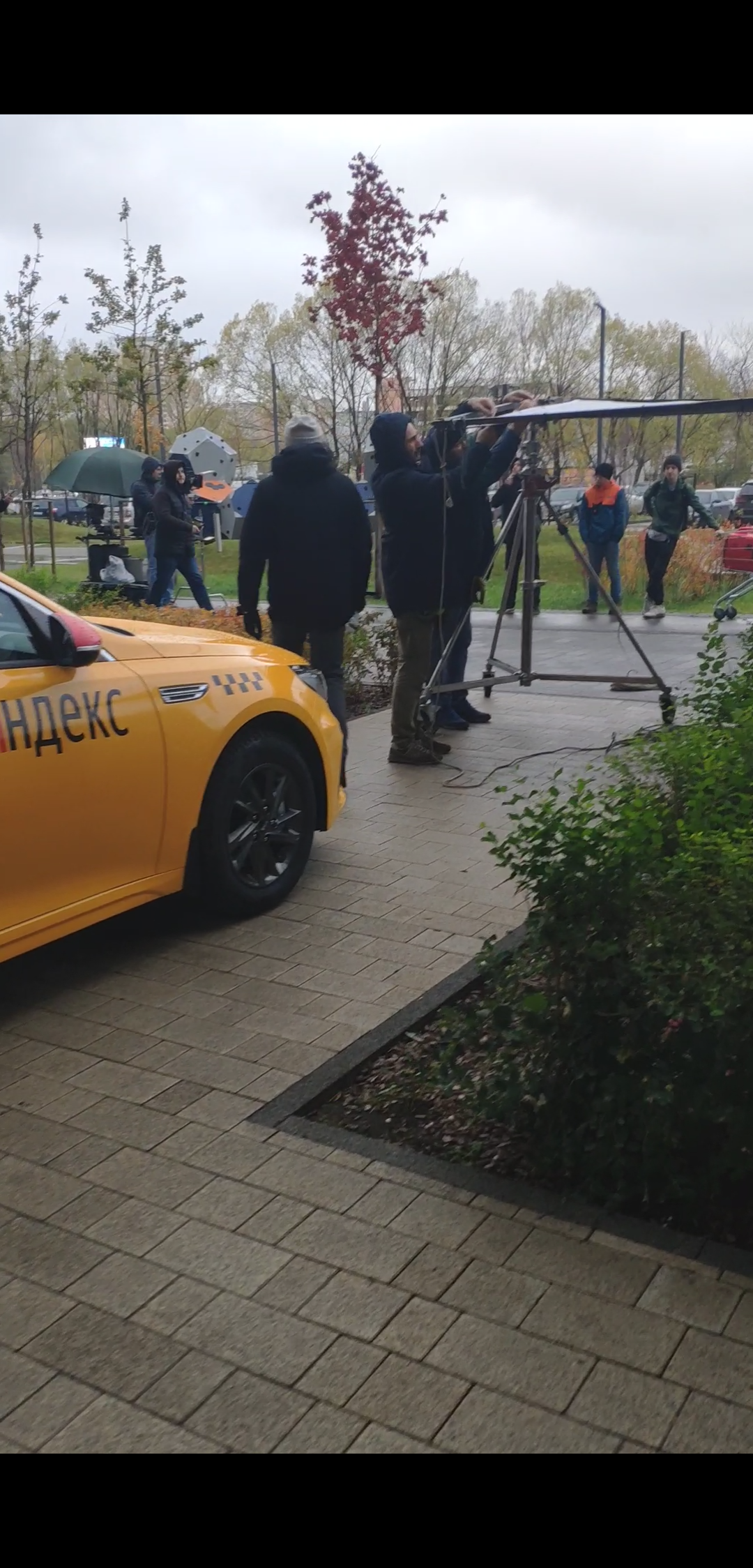 How Yandex Taxi removes ads - Yandex Taxi, The photo, Go nuts, Backstage, Longpost, Filming