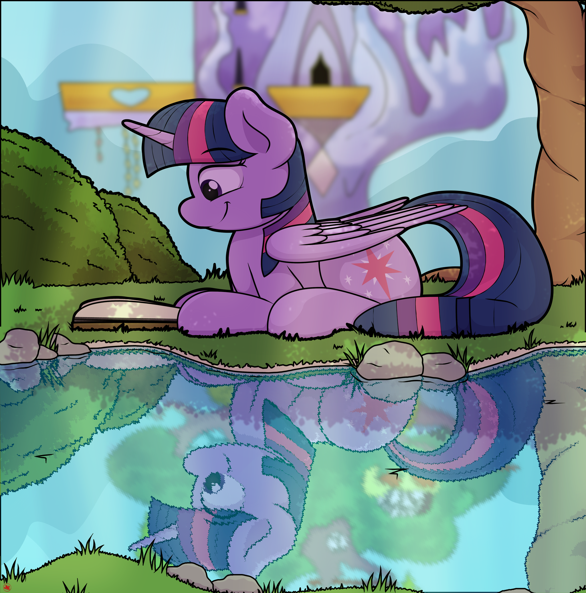 Reflections - My Little Pony, PonyArt, Twilight sparkle, Ljdamz1119