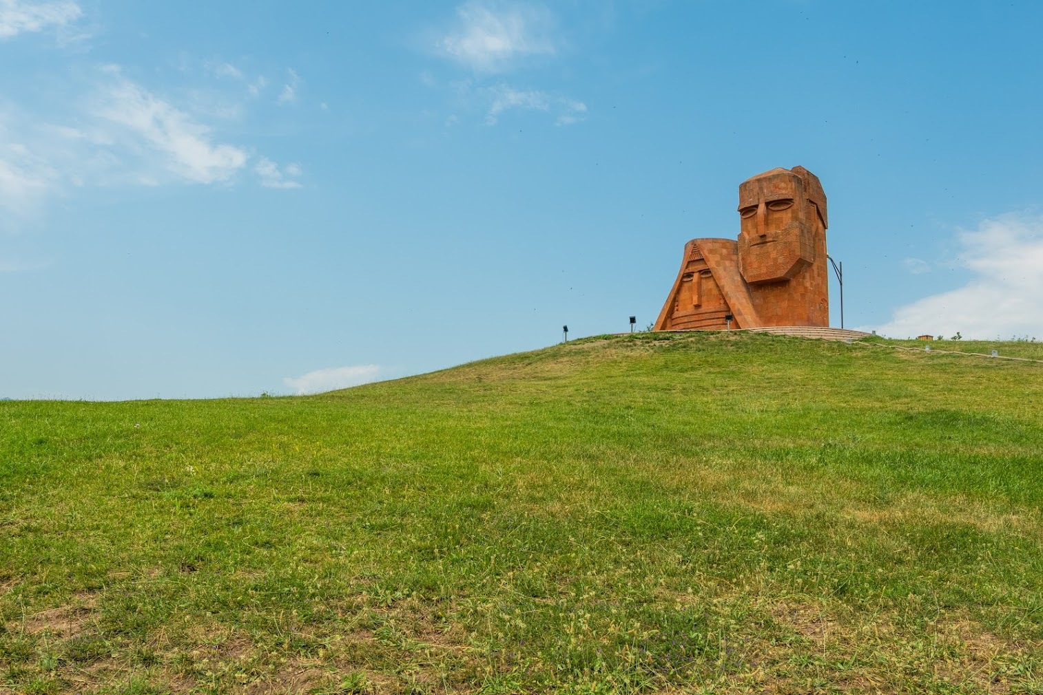 Karabakh landscapes and hot spring. - My, Travels, Nagorno-Karabakh, Armenia, Trip, The photo, Landscape, Longpost