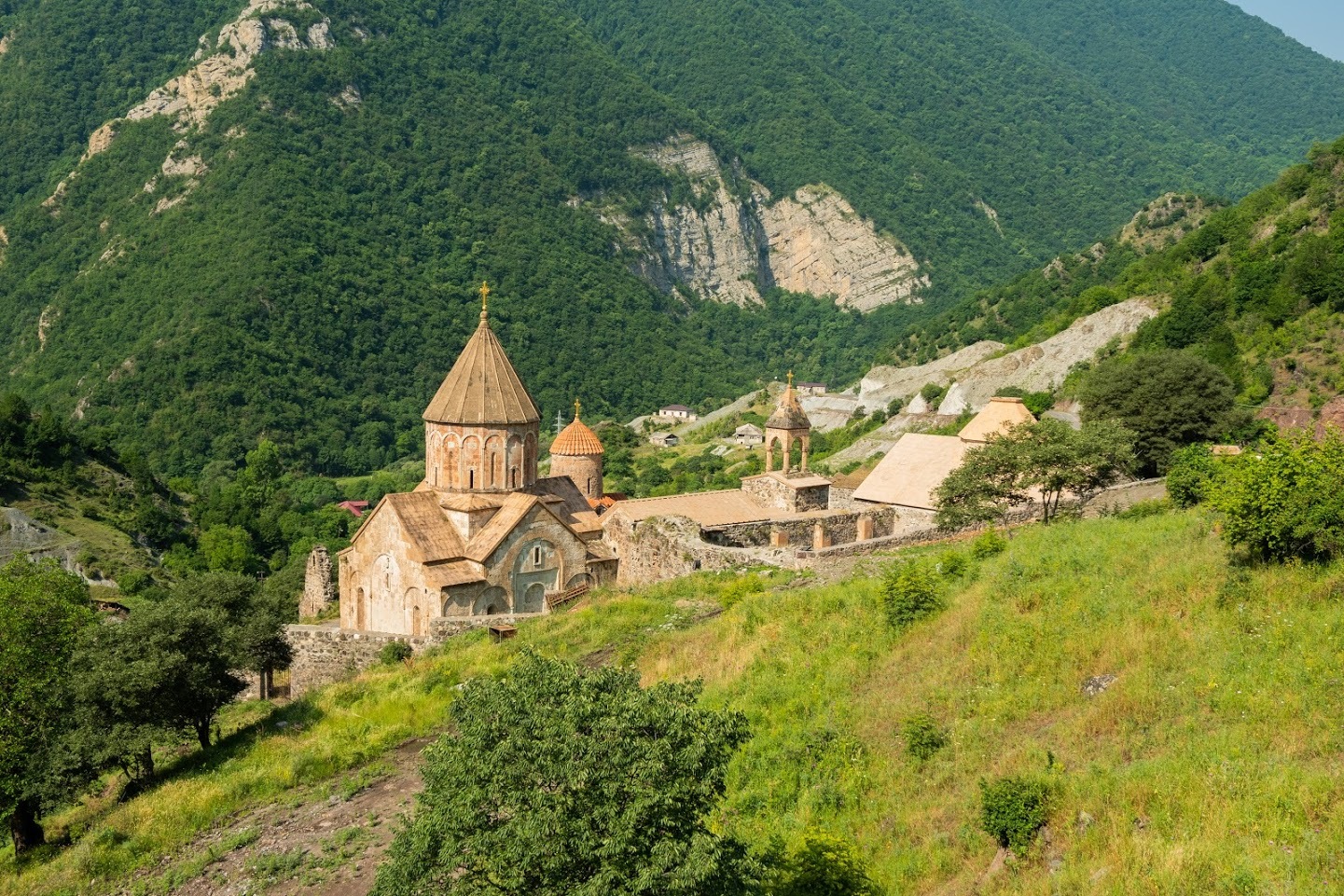 Karabakh landscapes and hot spring. - My, Travels, Nagorno-Karabakh, Armenia, Trip, The photo, Landscape, Longpost