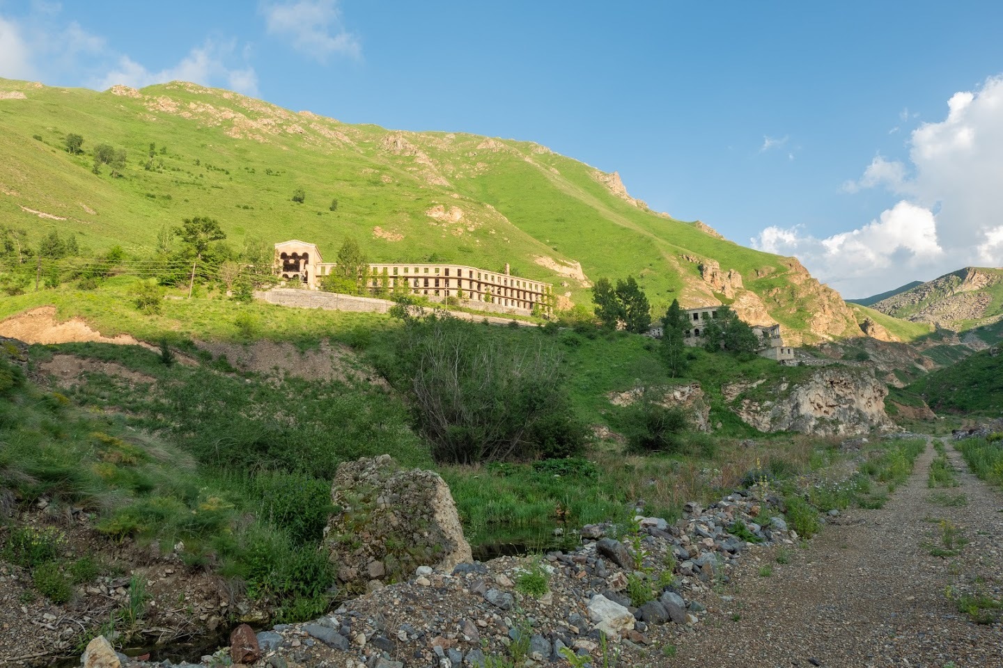 Karabakh landscapes and hot spring. - My, Travels, Nagorno-Karabakh, Armenia, Trip, The photo, Landscape, Longpost