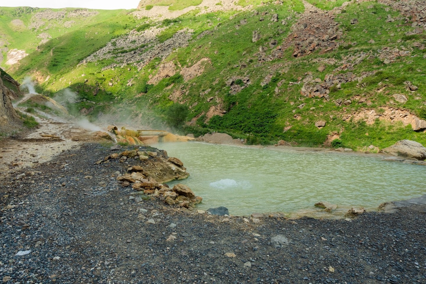 Karabakh landscapes and hot spring. - My, Travels, Nagorno-Karabakh, Armenia, Trip, The photo, Landscape, Longpost