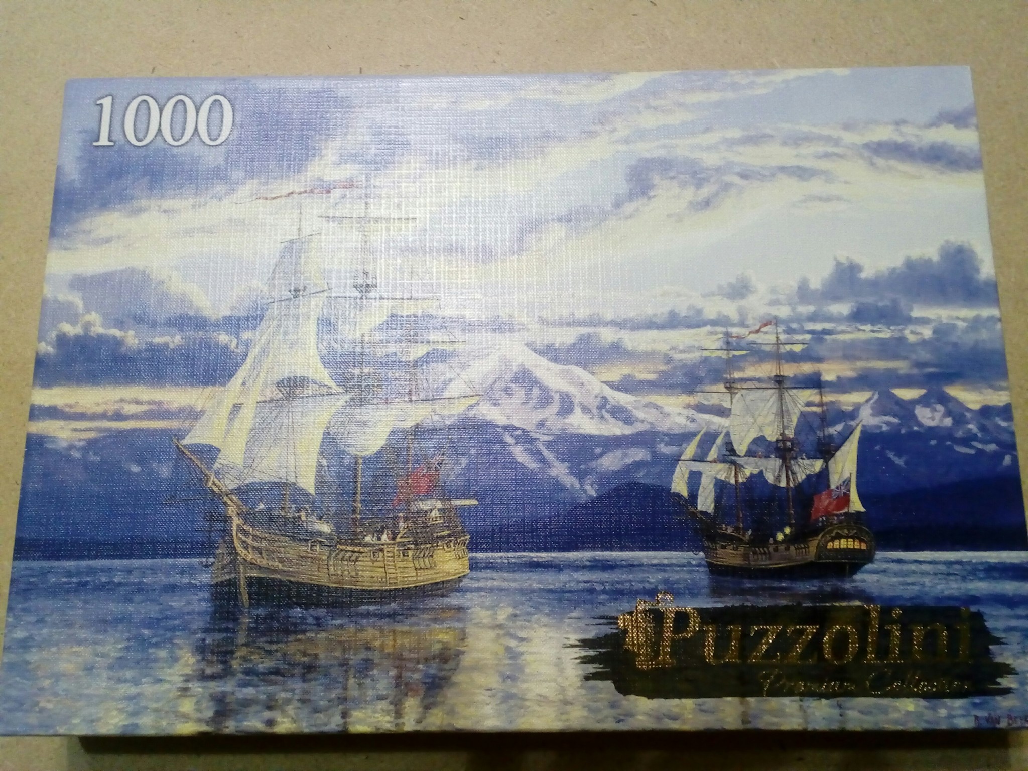 Finished my first 1000 piece puzzle. - My, Hobby, Puzzle, Photo on sneaker, Longpost