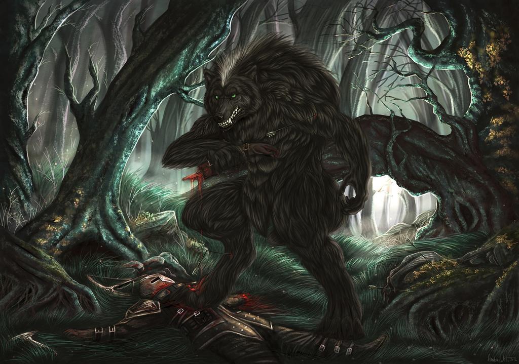 Briefly about Daedra. Hircine and his hounds - My, Longpost, The elder scrolls, Hirsin, Bayun's bestiary