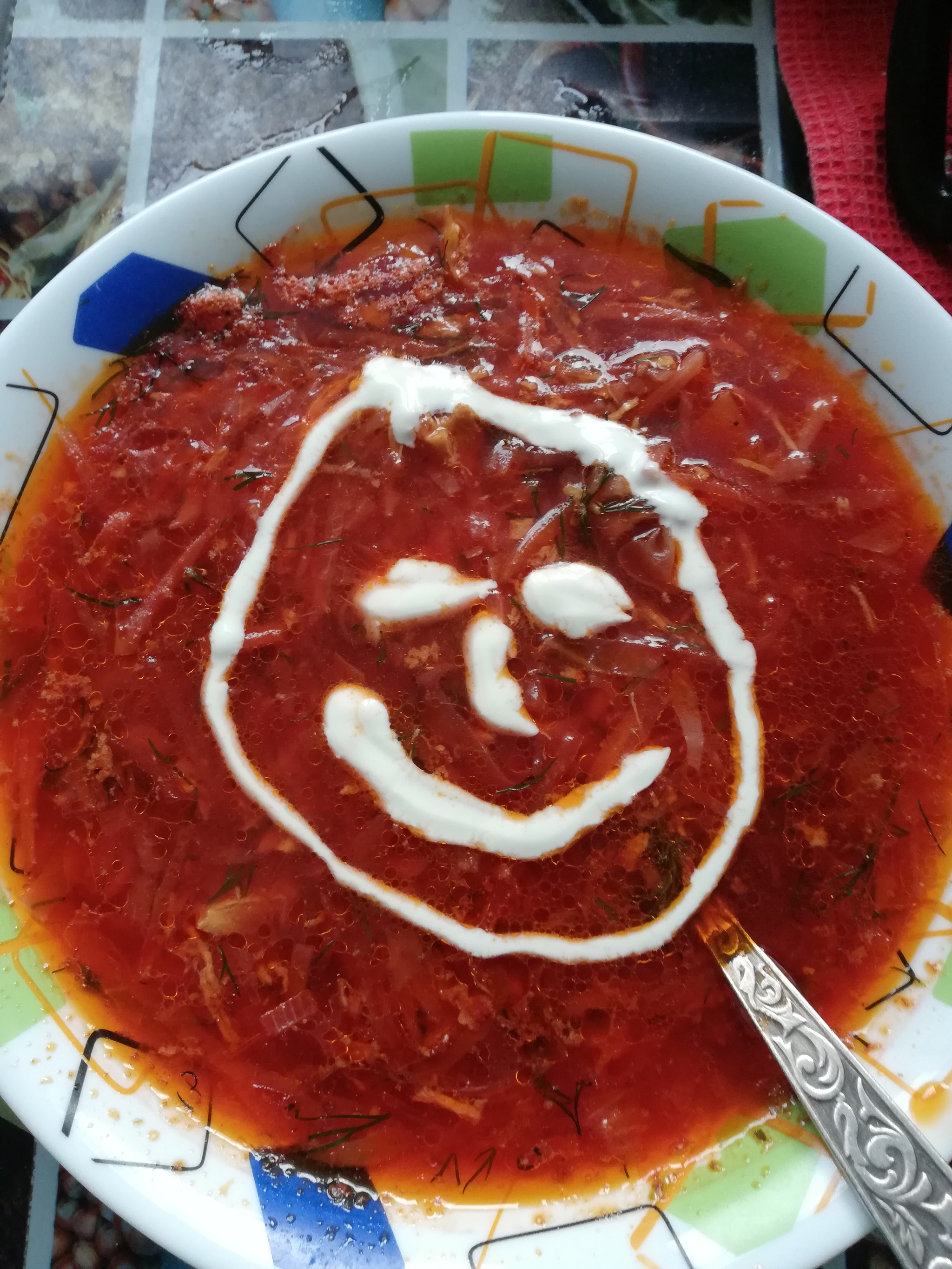 New friend - My, Borsch, Food, Friend, Cooking