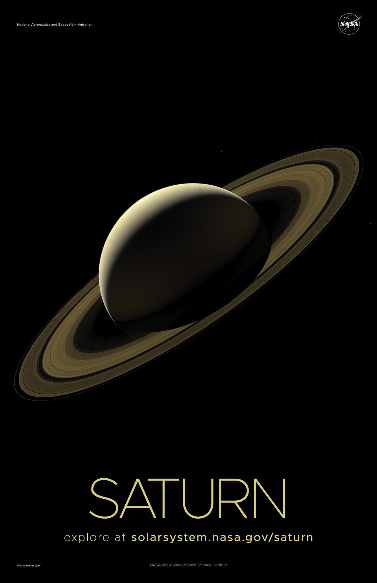 New posters of solar system objects from NASA. - solar system, Astronomy, Planet, Longpost