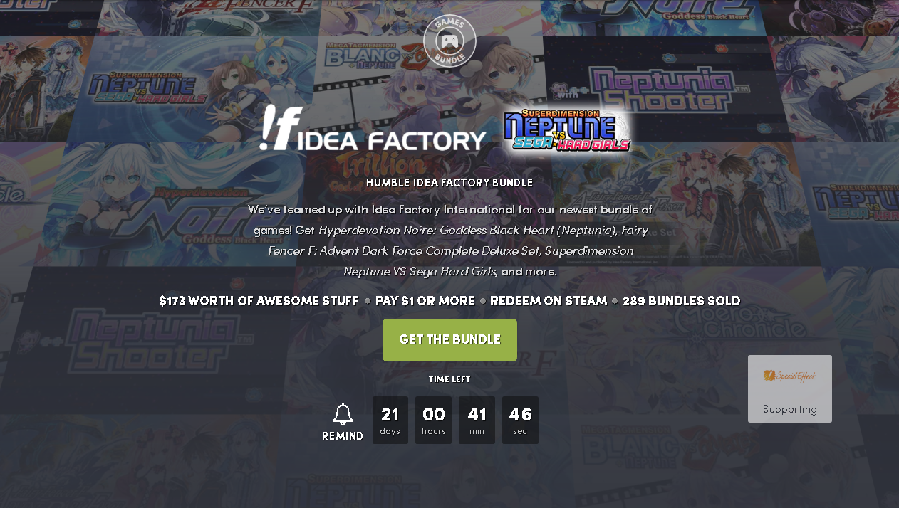 HUMBLE IDEA FACTORY BUNDLE - Humble Bundle, Steam, Не халява, Длиннопост