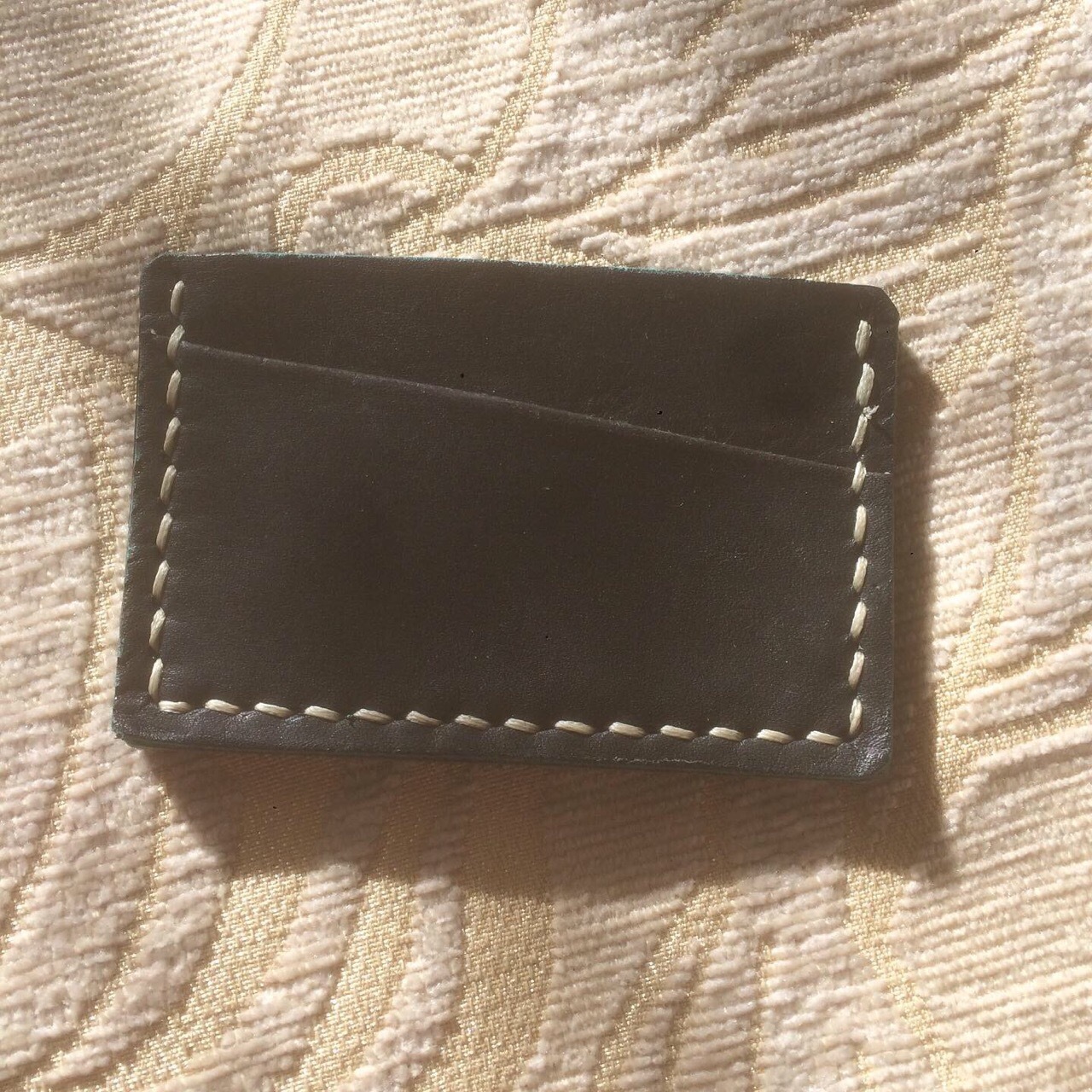 Simple cardholder - My, With your own hands, Leather products, Cardholder