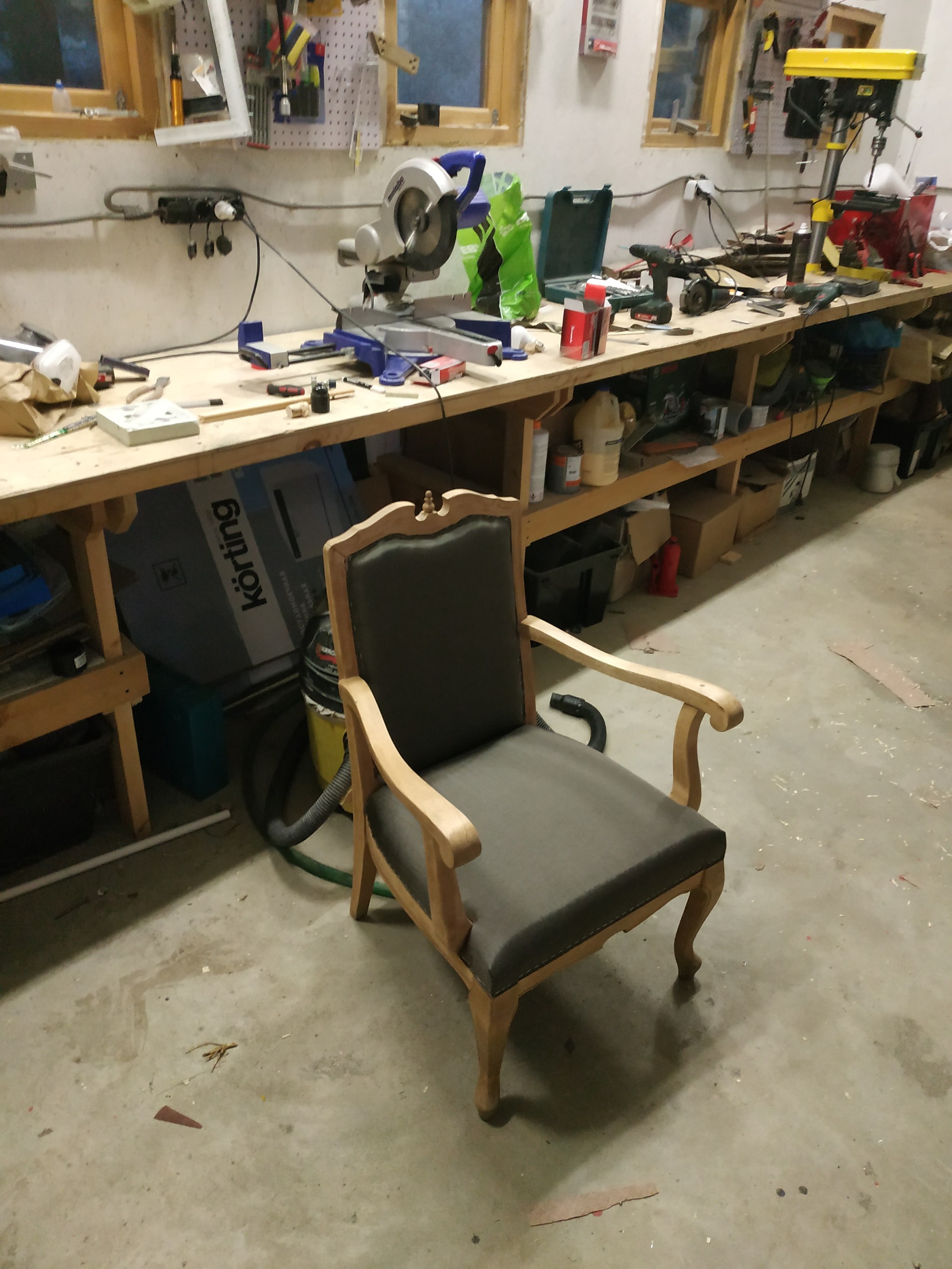 Amateurish restoration of old armchairs. - My, Restoration, Armchair, Workshop, Mat, Longpost