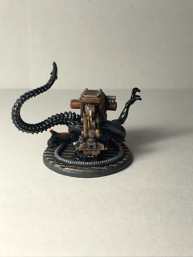 Amateur painting of miniatures. Alien vs Predator: The Hunt Begins. Stranger - My, Stranger, Painting miniatures, Miniature, Alien vs. Predator, Board games, Longpost