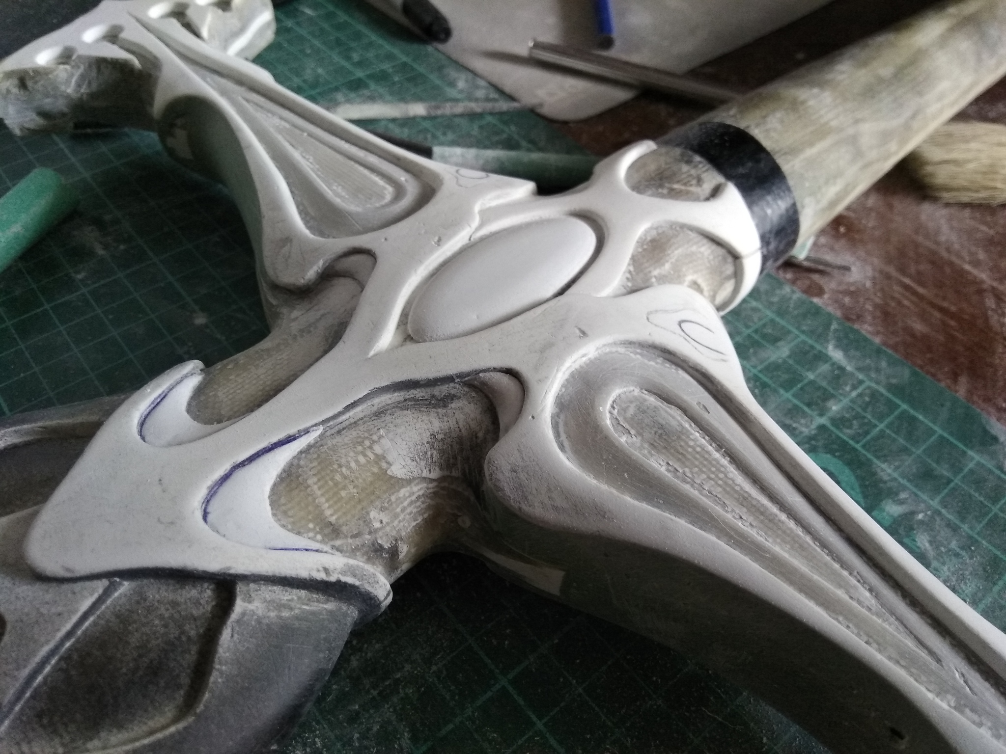 The process of creating Dark Legion's Edge from Lineage 2 - My, Lineage 2, With your own hands, Cosplay, Needlework with process, Longpost