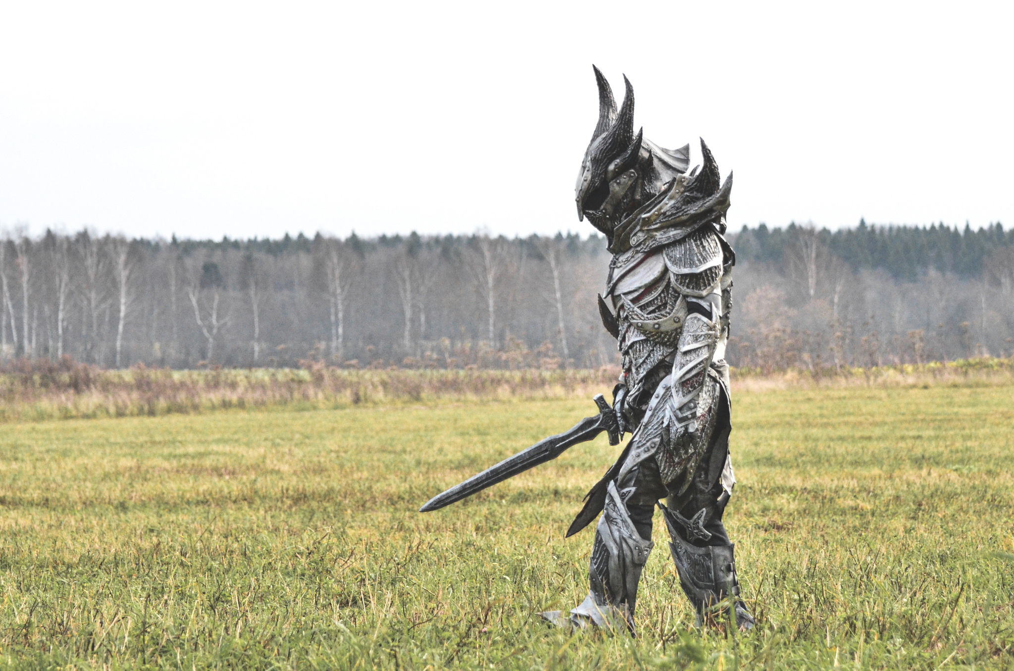 Dovahkiin in Daedric armor. My first full cosplay - My, The elder scrolls, Cosplay, Russian cosplay, Daedra, The Elder Scrolls V: Skyrim, Lowcost cosplay, Longpost