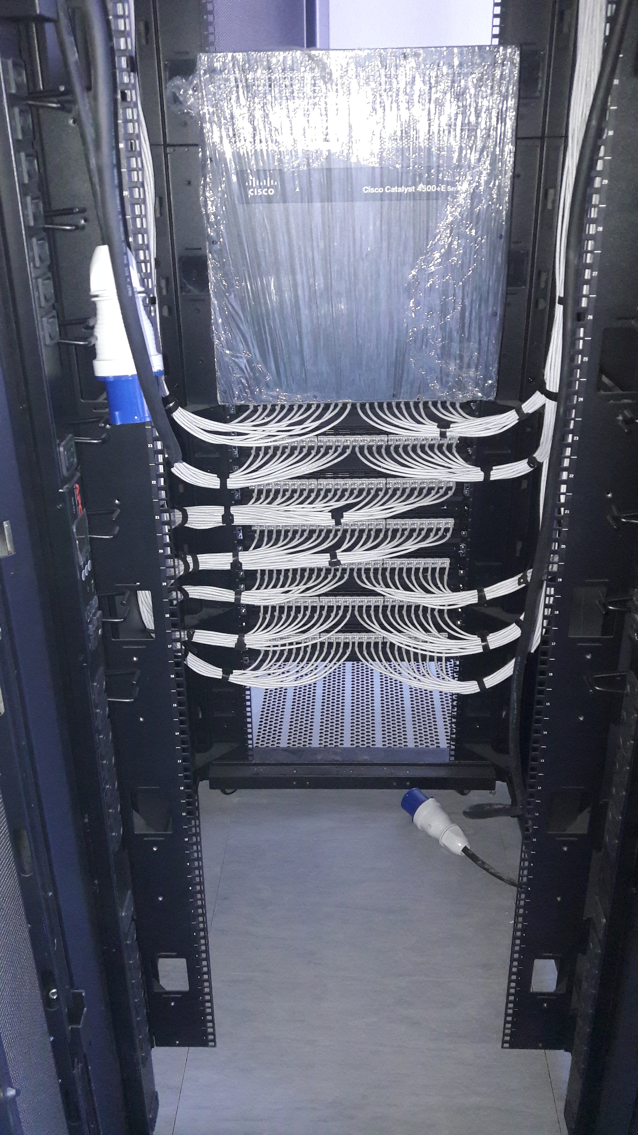 This is how we do it!))) - My, Data Center, Cableporn, Installation of SCS, Longpost