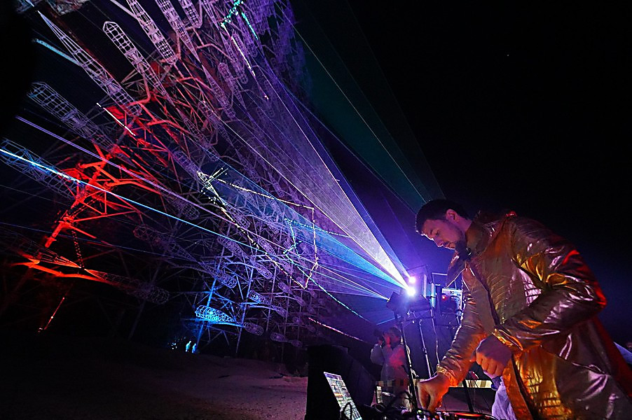 The Soviet Duga station in Chernobyl became the largest digital sculpture - Chernobyl, Exclusion Zone, Art object, Radar Duga, Radiation, Show, Longpost