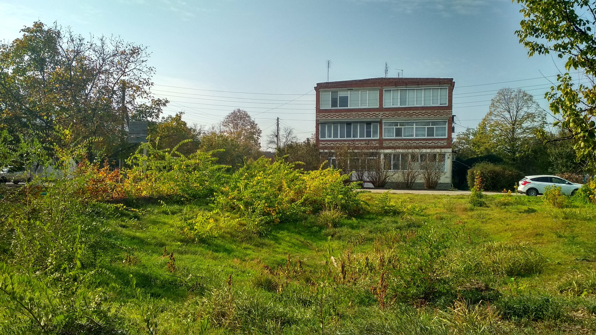 Autumn comfort of a small town - My, Autumn, The photo, Landscape, Town, beauty, Nature, Kuban, Longpost