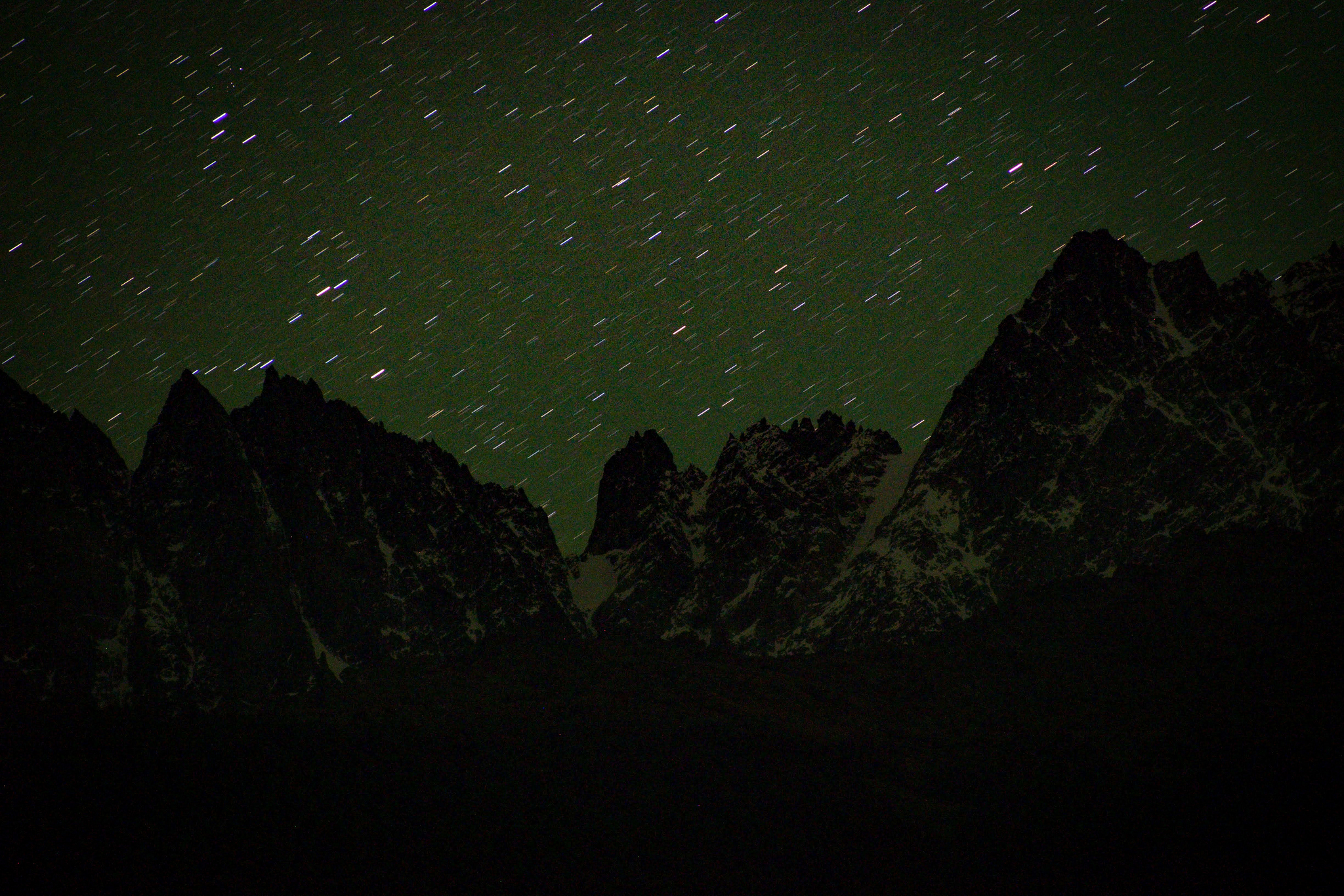 Photos through the window - My, The mountains, Starry sky, Elbrus, The photo